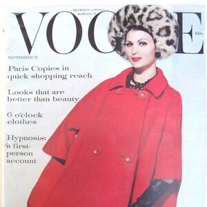 Vintage VOGUE September 15, 1960, Paris Copies